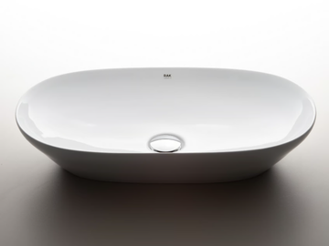 RAK-VARIANT - Countertop oval ceramic washbasin by RAK Ceramics - view 2